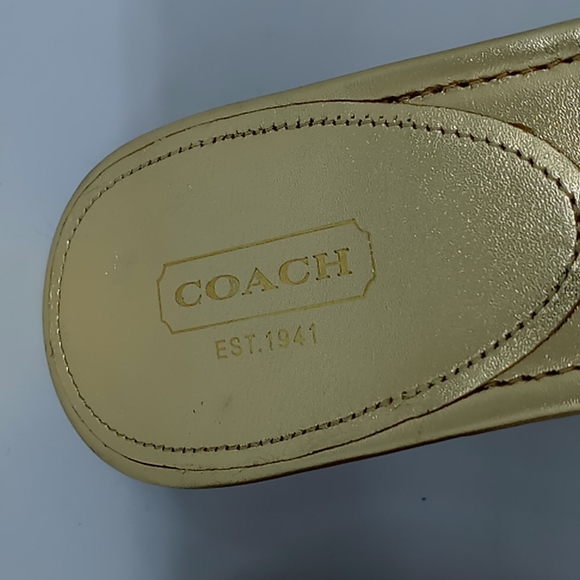 COACH EST. 1941 SANDALS - Picture 6 of 7